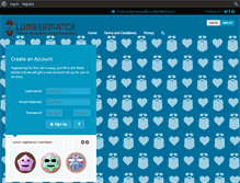 Tablet Screenshot of lumbermatch.com